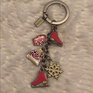 AUTHENTIC Coach key chain- winter